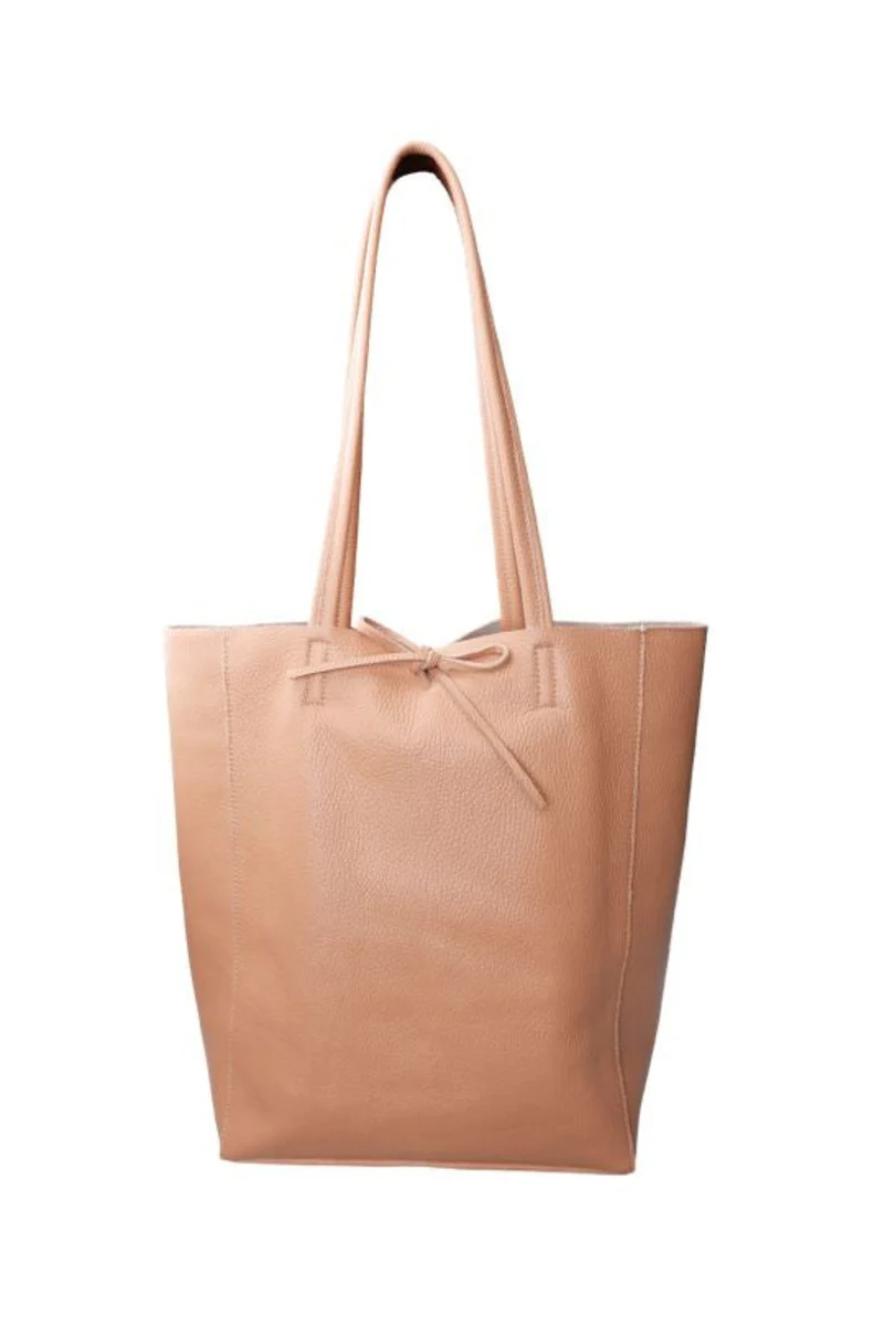 Black Colour - Bcchristy Leather Totebag 9374 - Blush Rose