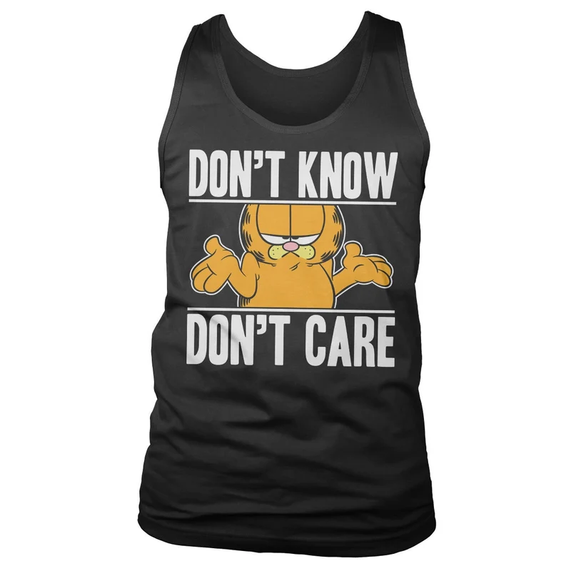 Garfield Don't Know - Don't Care Tank Top