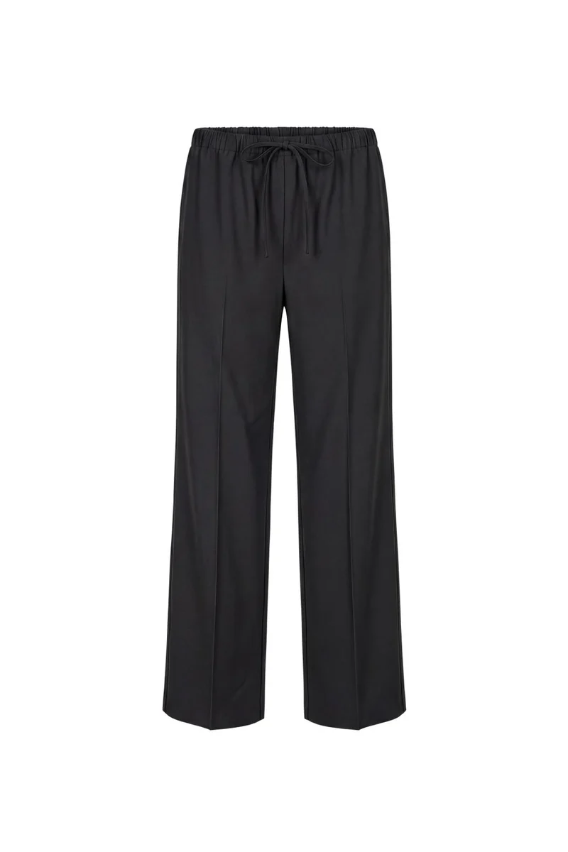 Object - Objlisa Tie Wide Pant - 5191830 Black