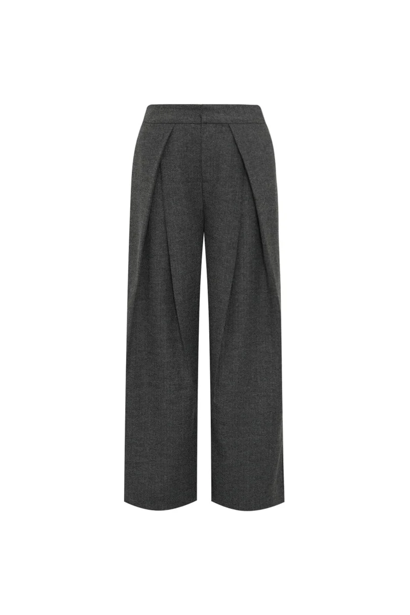 Lollys Laundry - Zolall Pants 26464-2019 - 15 - Dark Grey Melange