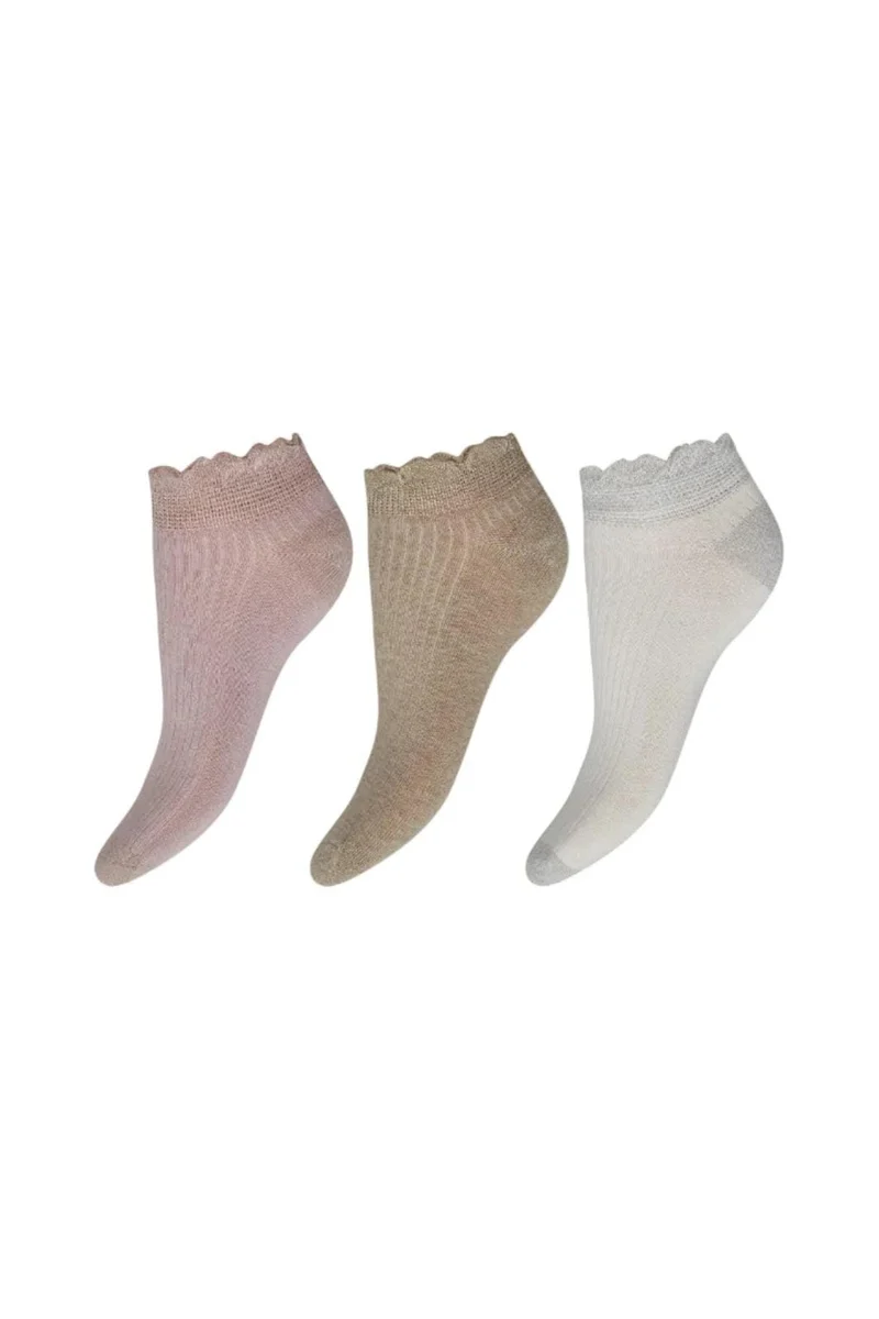 Decoy - 3-Pack Sneaker Sock Bamb 20237-65 - 10091 - Multifarvet