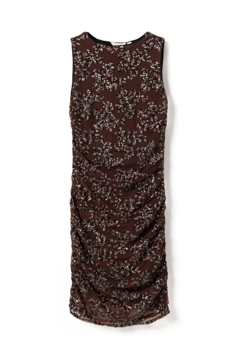 Noella - N-Lavinia Sh Dress 16320002 - 1471 - Medium Brown