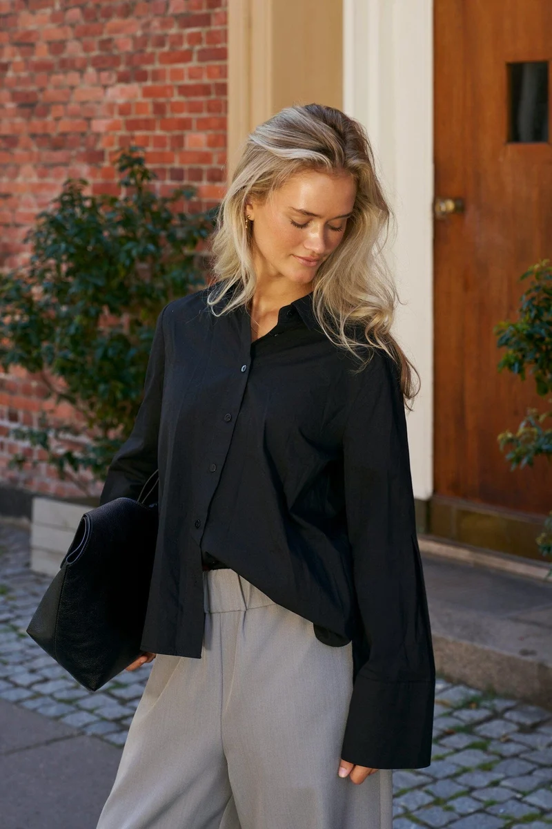 Neo Noir - Drew Shirt 157056 - 100 - Black