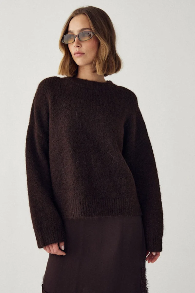 Noella - N-Mavi Knit 16100002 - 674 - Chocolate