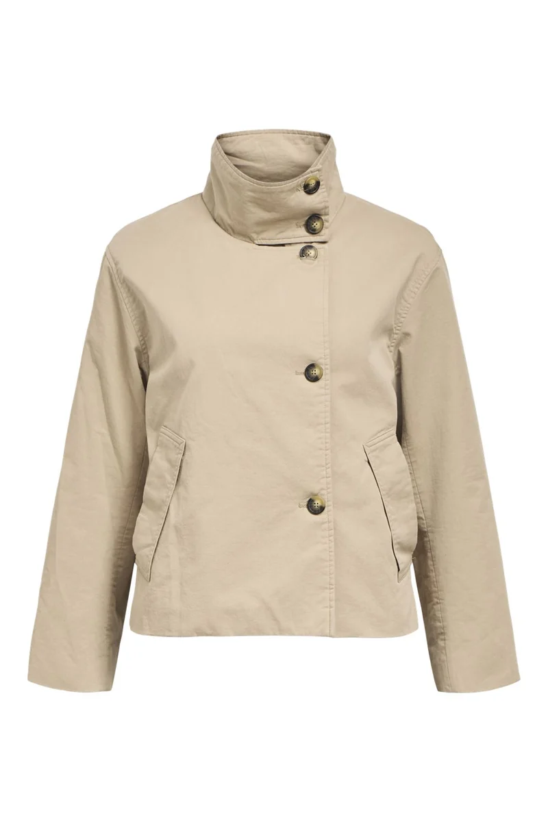 Object - Objgro Re Short Jacket - 4668396 Desert Taupe