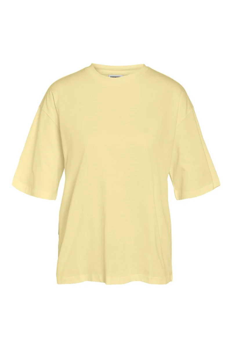 Noisy May - Nmkim S/S T-Shirt - 4997910 French Vanilla