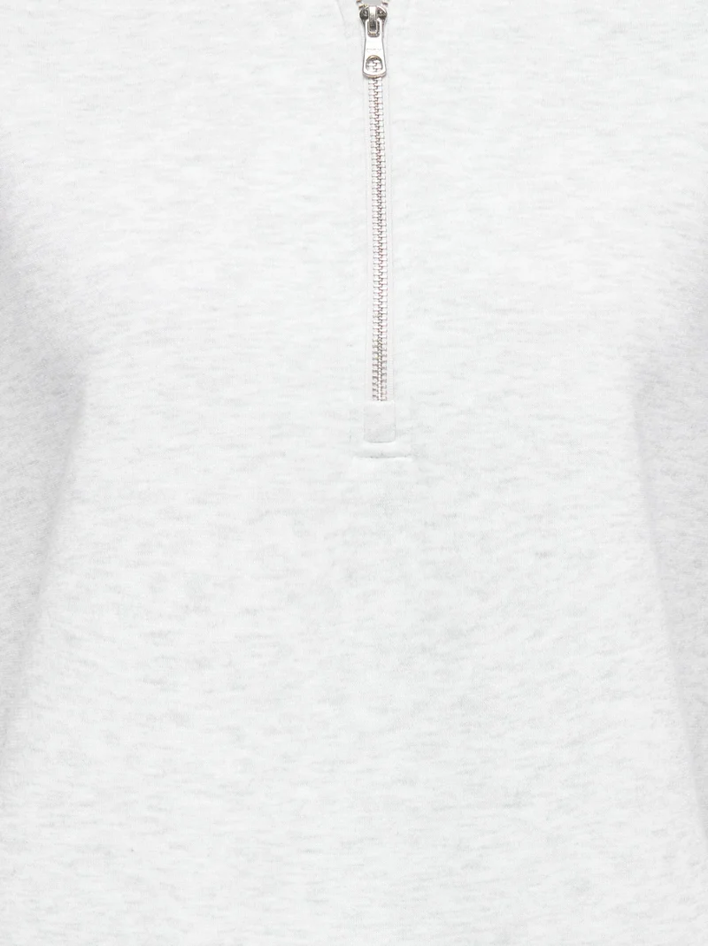 Only - Onllesure L/S Half Zip Rs Swt - 5117441 Light Grey Melange