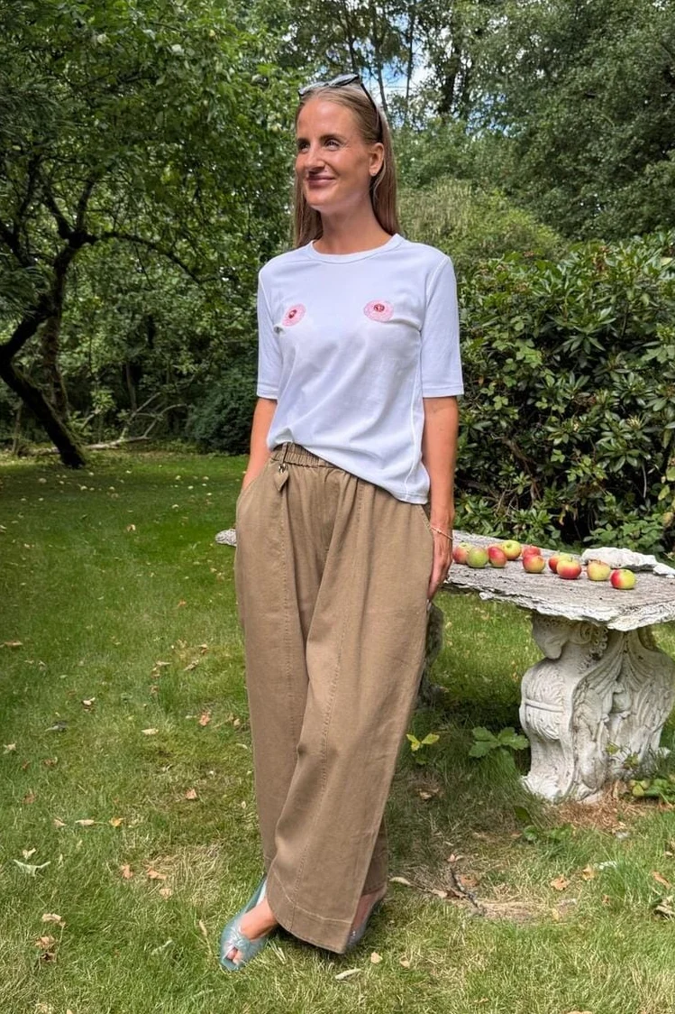 Molly&My x Julie Elsebeth - Stella Pants Pants - Dark Taupe