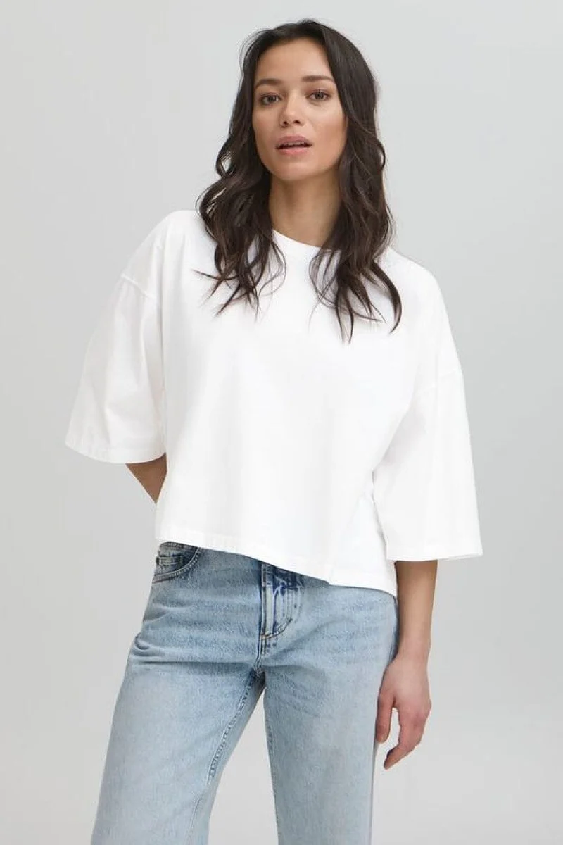 Ball - Viola Bp Cropped Oz Tee 50405365 - 114800 - Blanc De Blanc