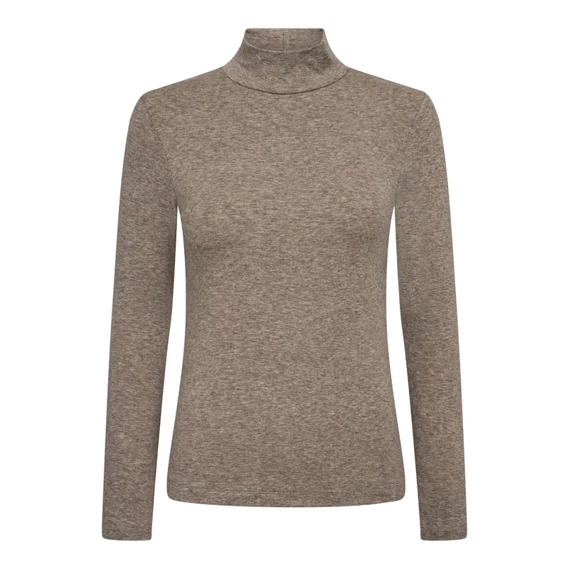 Haute L'Amitié - Lux Turtle Ls Tee HL10851 - Walnut Melange