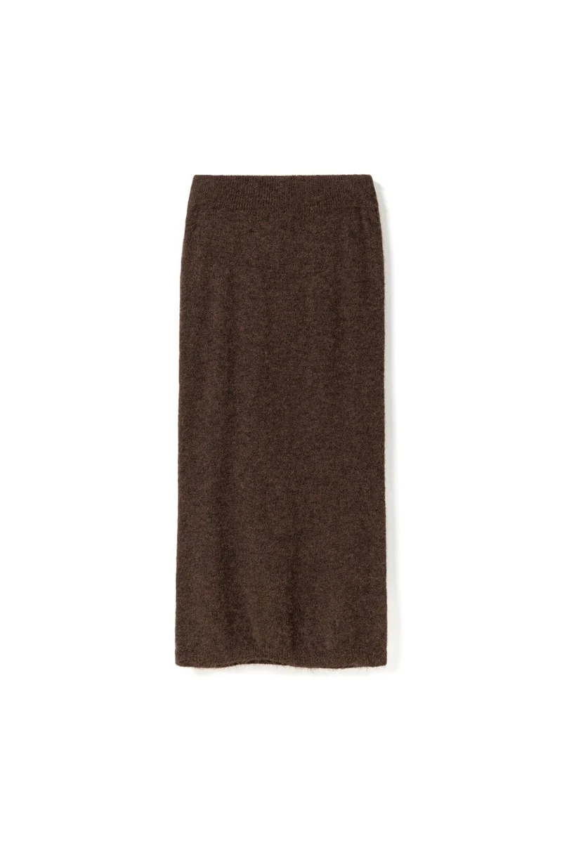 Noella - N-Malana Knit Skirt 16310004 - 674 - Chocolate