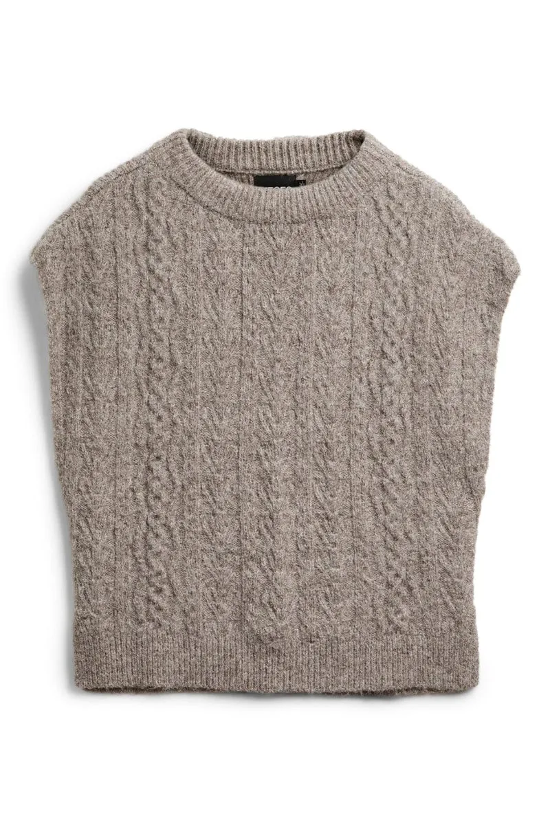 Pieces - Pcnosie Poncho - 4579702 Fossil