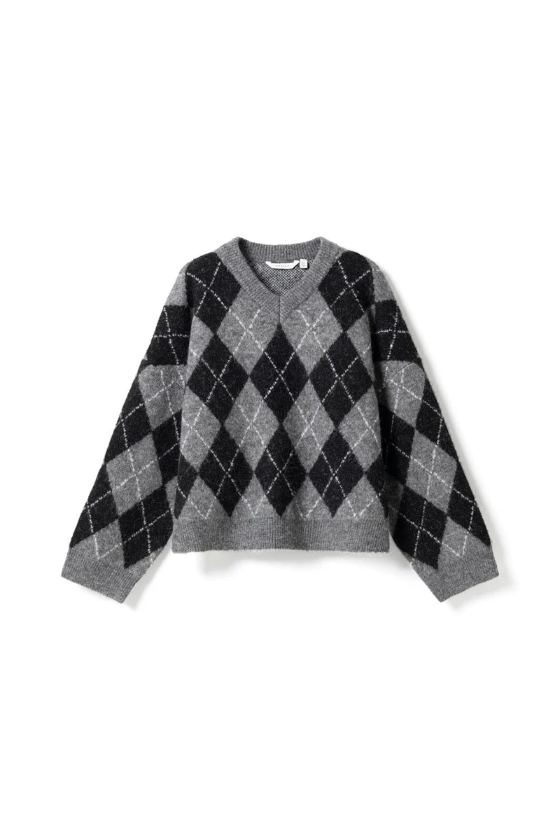 Noella - N-Lai Knit 16100003 - 1521 - Black Grey Mix