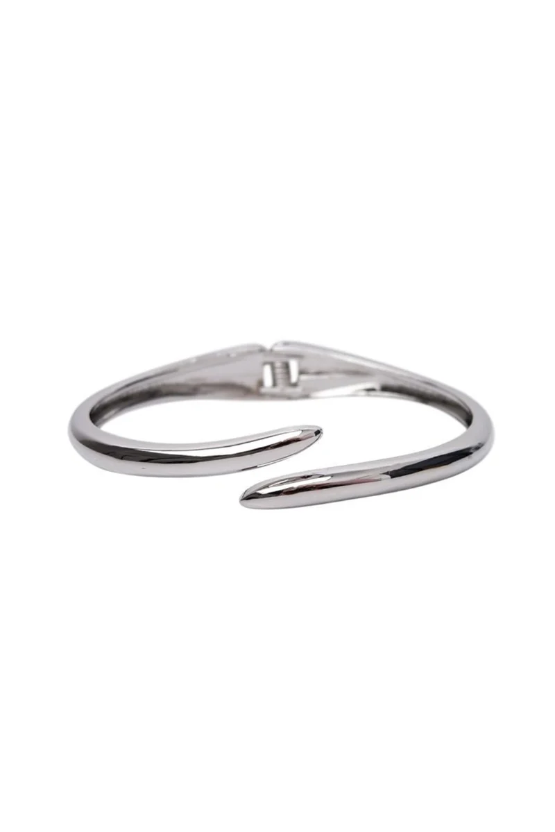 Black Colour - Bctrinny Slim Bangle 4522 - Silver Coloured