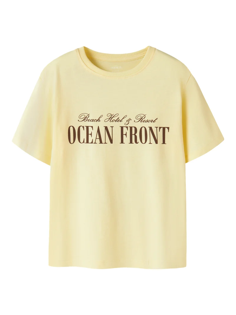 T-shirt med backprint