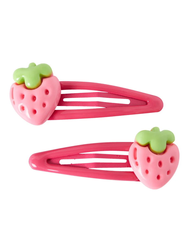 Hårspänne 2-pack Jordgubbar