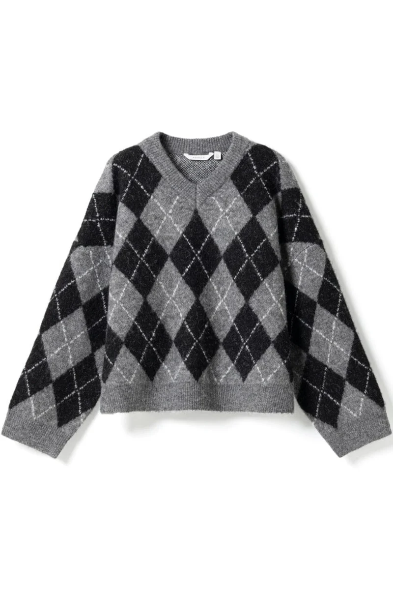 Noella - N-Lai Knit 16100003 - 1521 - Black Grey Mix