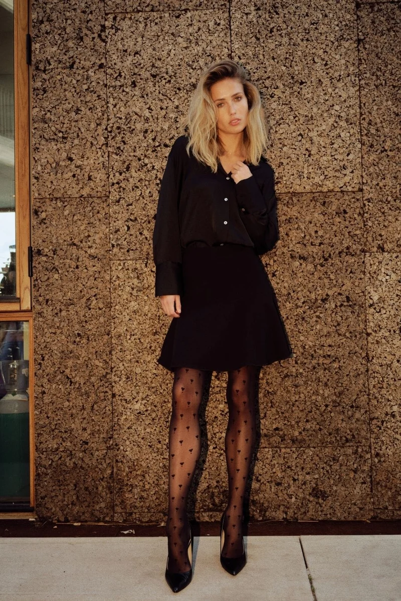 Hype The Detail - Tight Hearts 20D 16085-77 - 1100 - Black