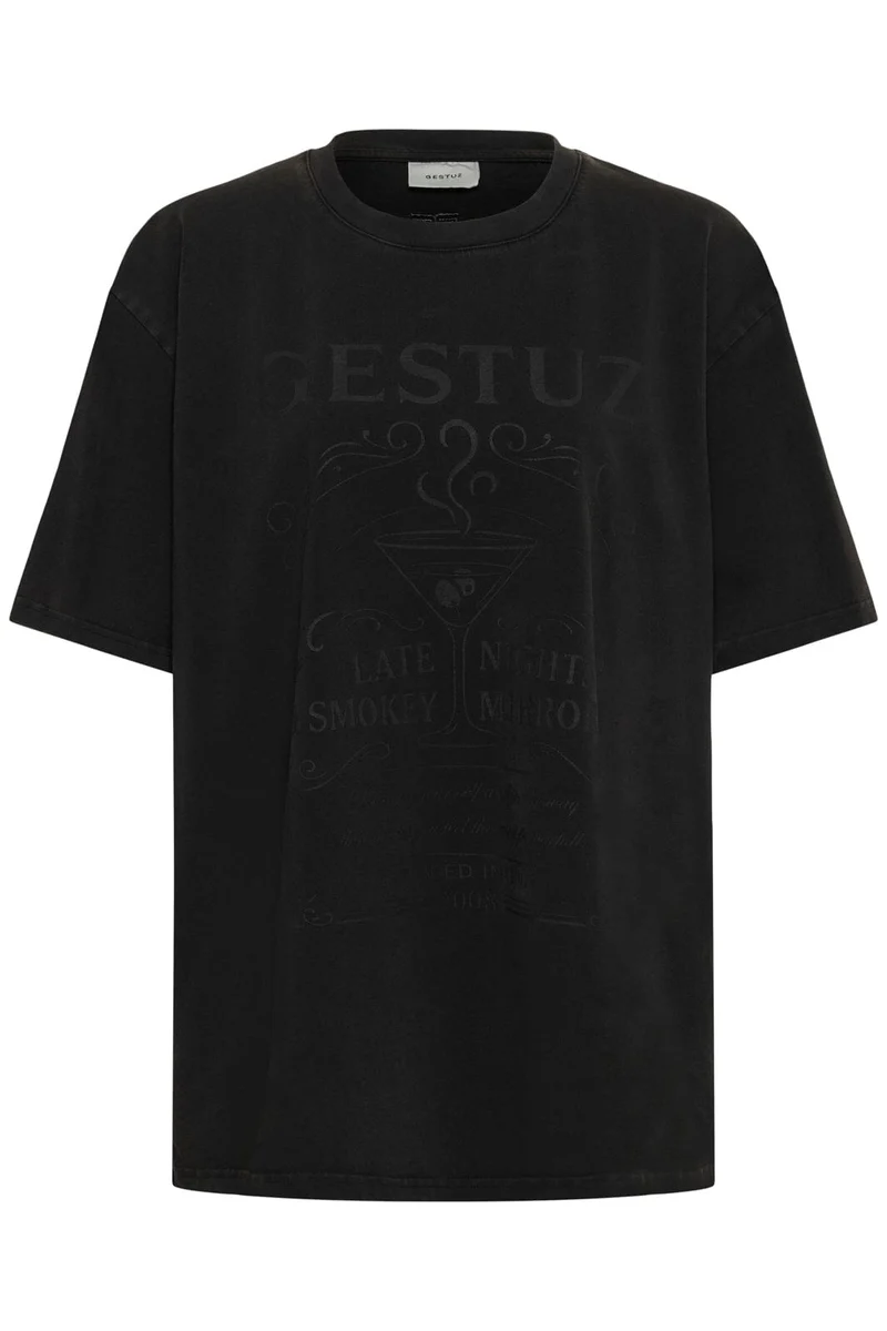 Gestuz - Gzelrose Tee 10911643 - 100017 - Black