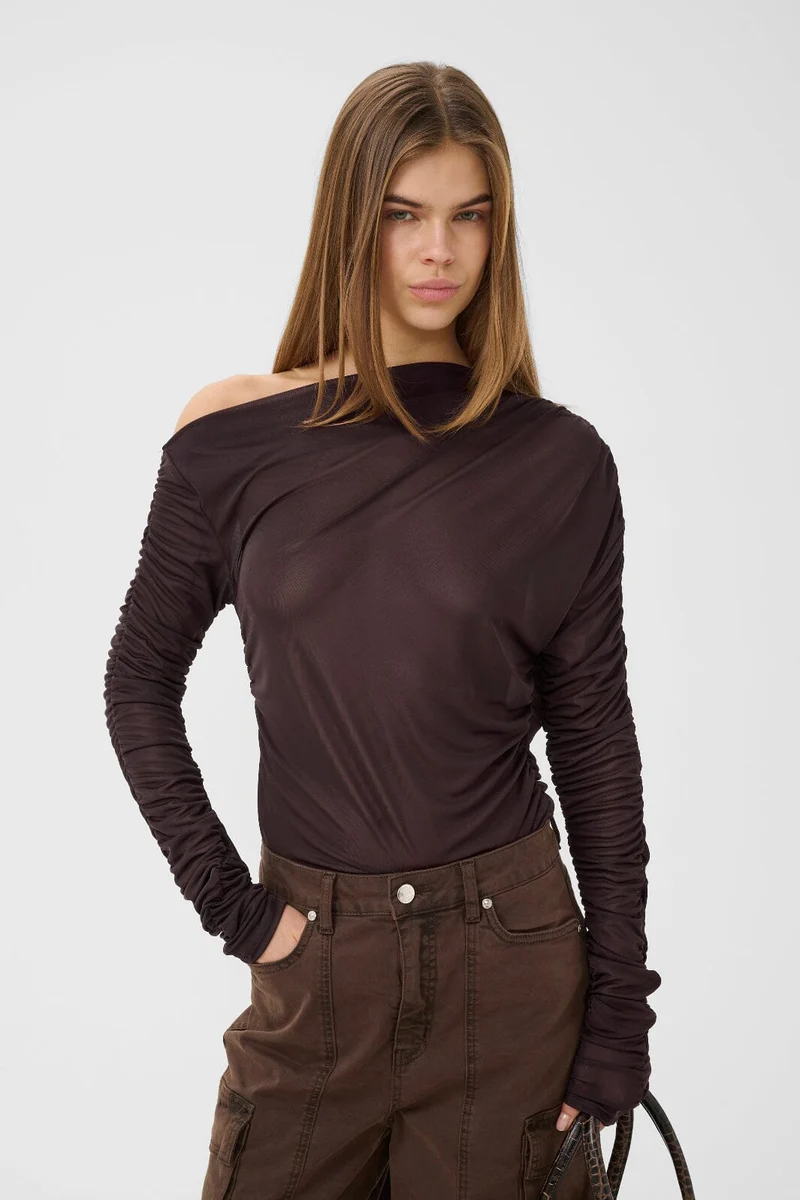 Gestuz - Gzsvedae Ls Top 10911495 - 109839 - Deep Plum