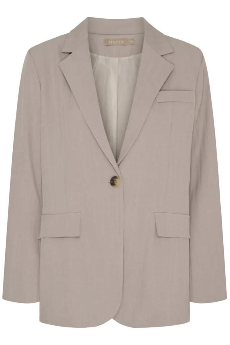 Marta Du Chateau - Mdcmajken Blazer 15502RC - Dark Beige