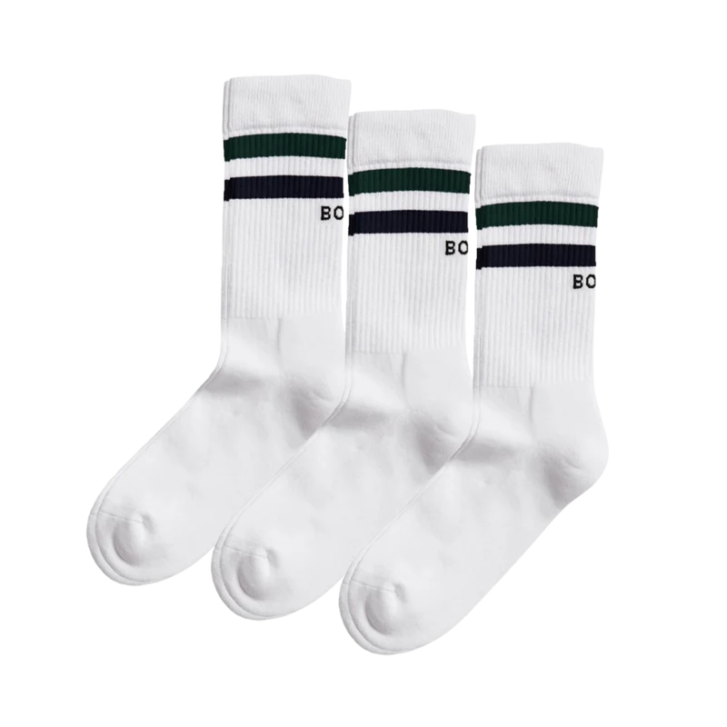 Classic Crew Sock 3P - White Multipack