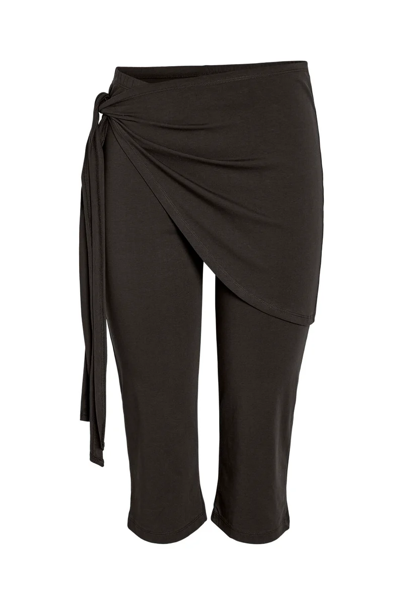Noisy May - Nmella Capri Scarf Pant - 5257533 Black