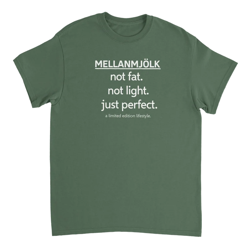 T-shirt - Mellanmjölk - a limited edition lifestyle