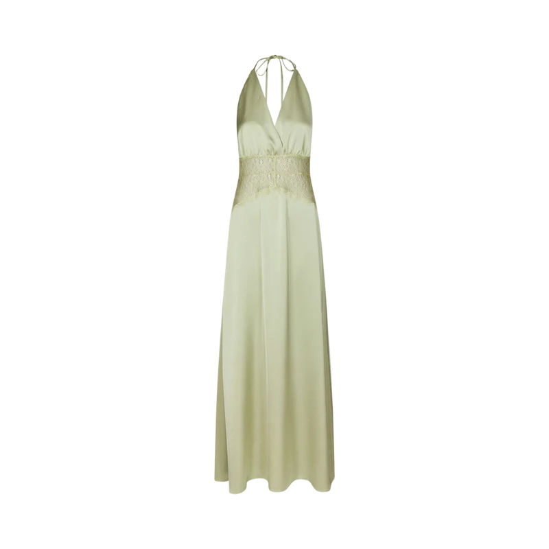 Jasine Heavy Sateen Dress - Mint