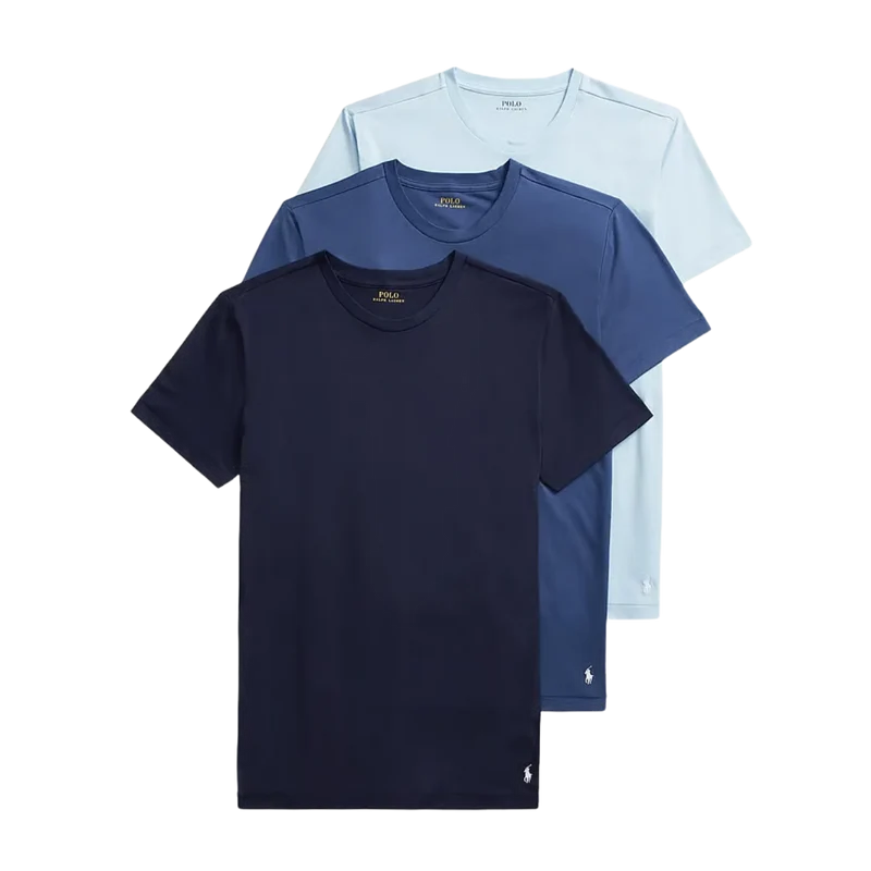 Crew 3 Pack Undershirt - NAVY