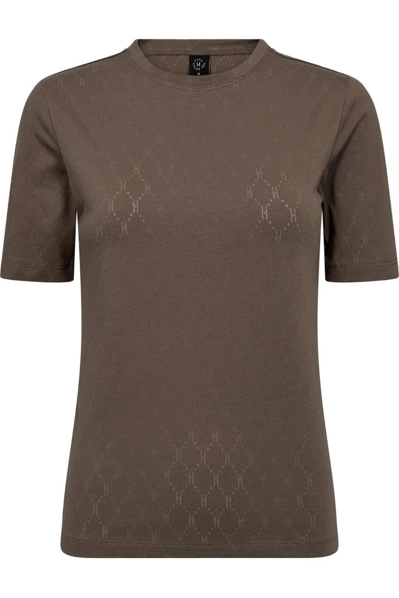 Hype The Detail - Tee S/S, Cotton 600-2 - 2 - Brun