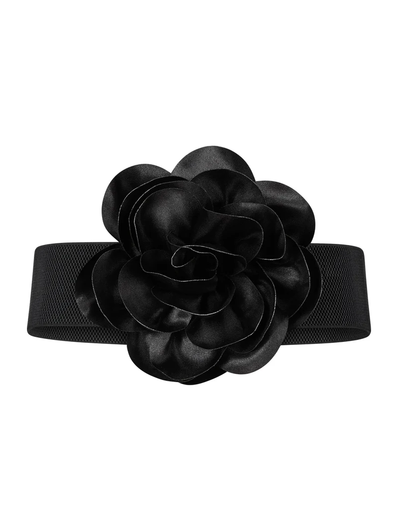 Valentin Studio - Rose Belt - 100 Black