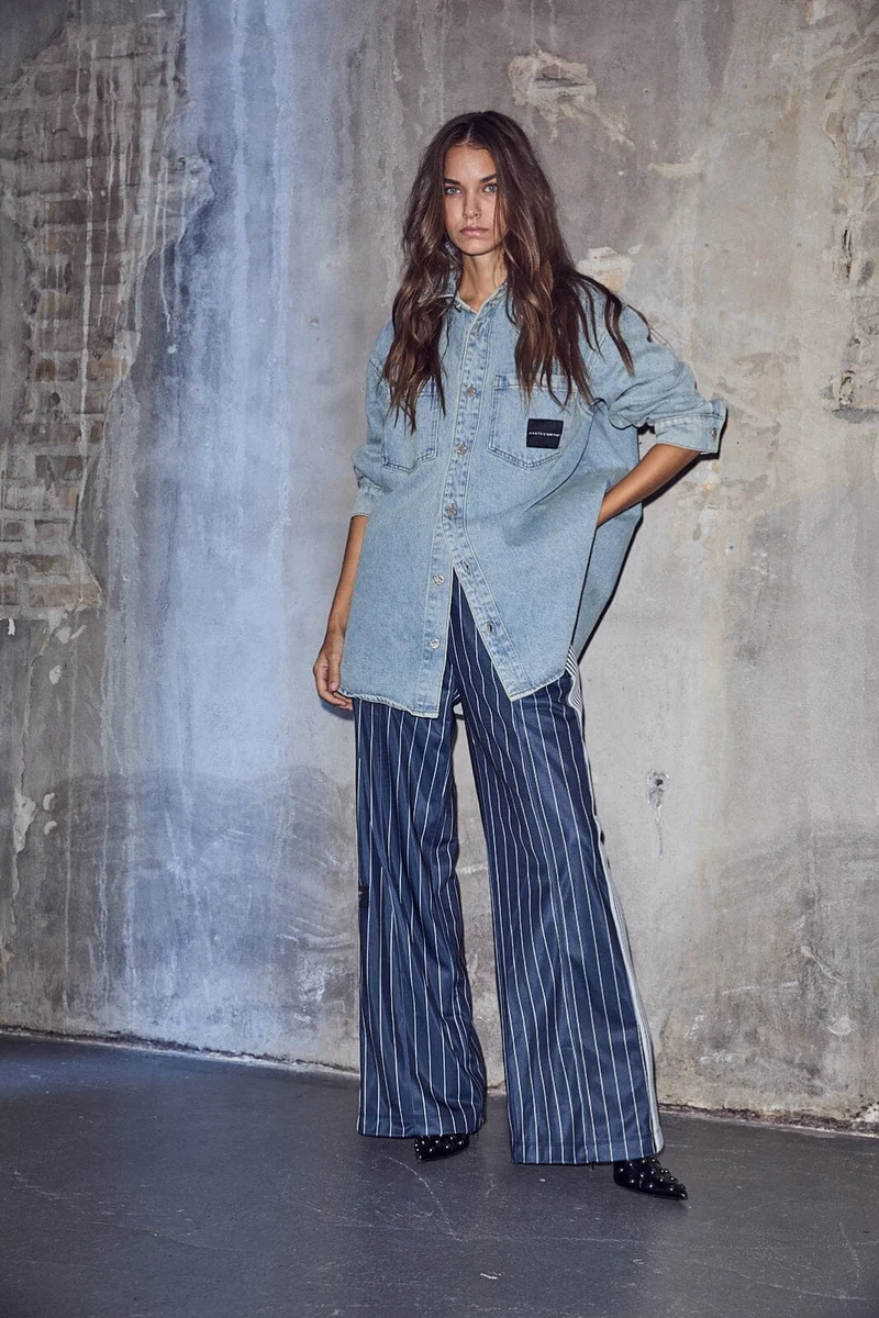 Haute L'Amitié - Miley Denim Shirt HL10531 - Bleached Denim