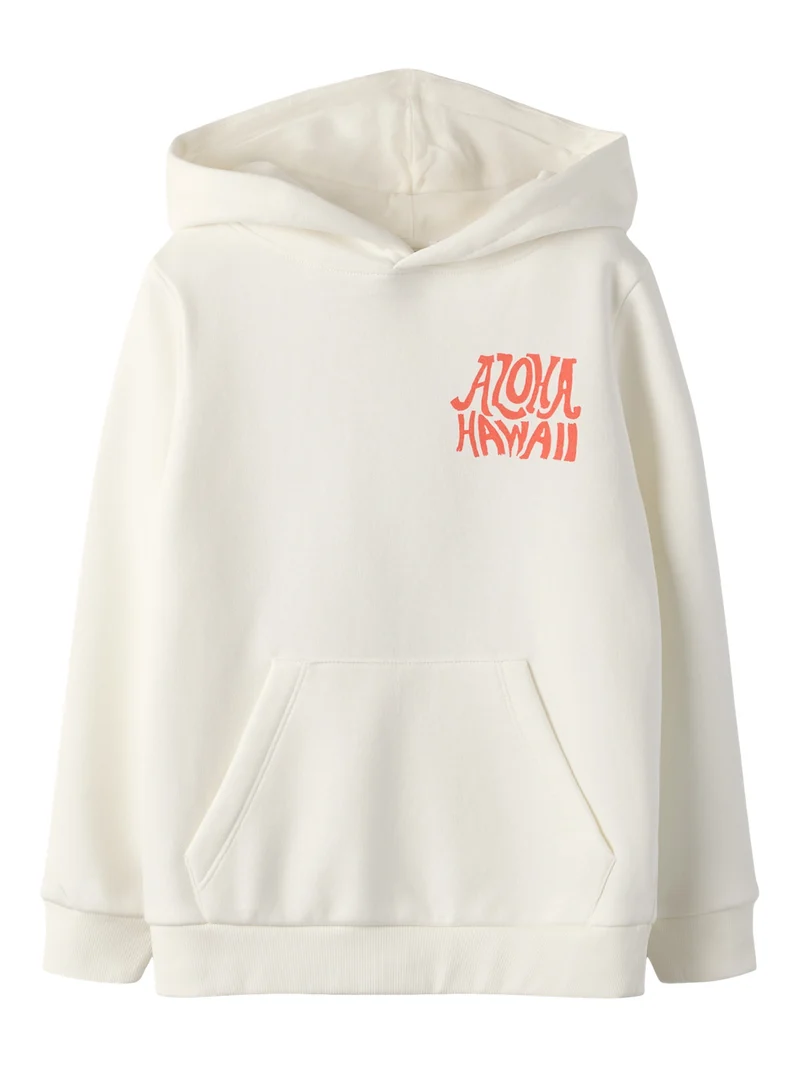 Hoodie m. backprint