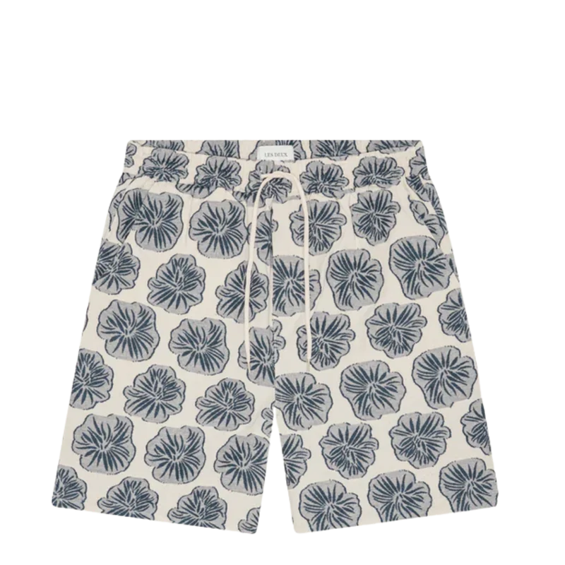 Dahlia Jaquard Shorts - Blue