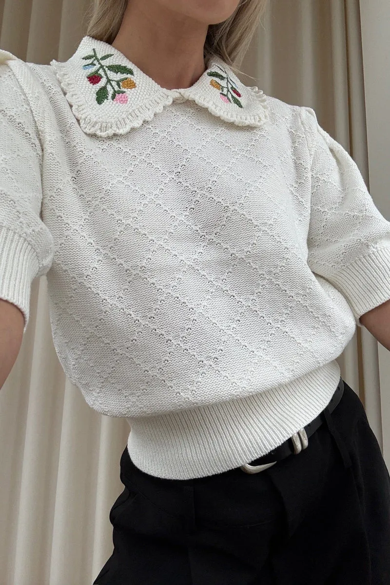 Noella - N-Madeleine Knit 15010001 - 974 - Ivory