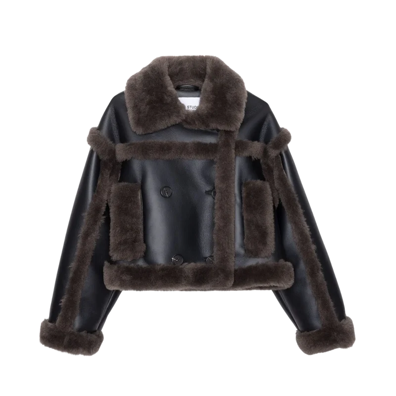Kristy Jacket - Black/Dark Brown