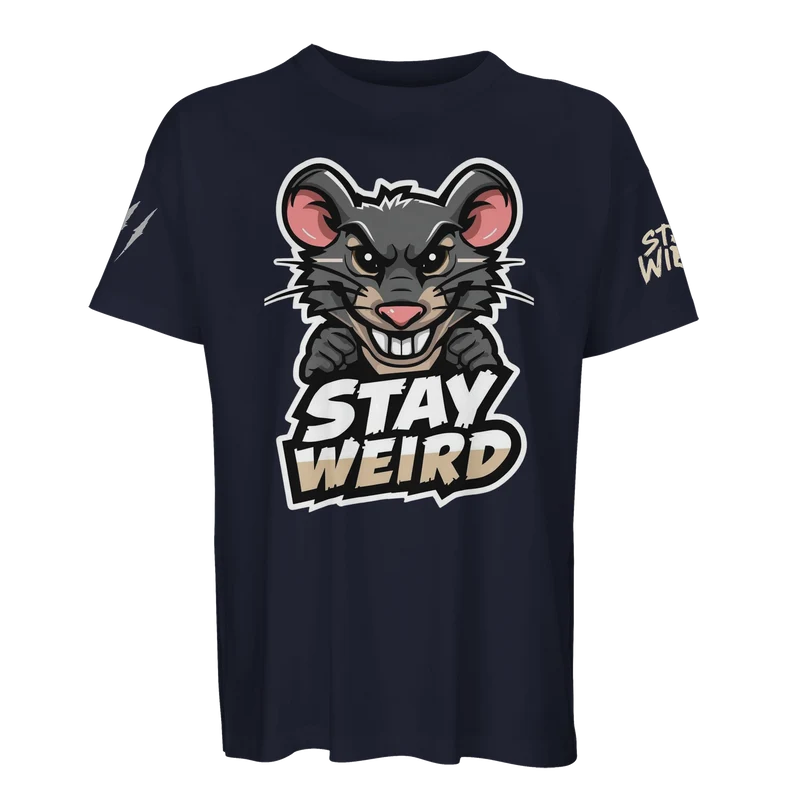 Oversized T-shirt - Stay Wierd | Ekologisk