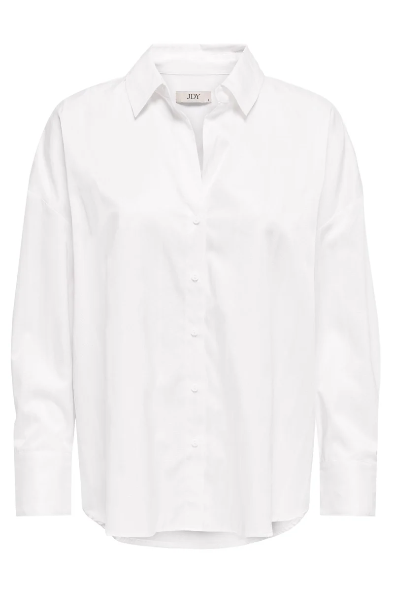 JDY - Jdyvesper L/S Loose Shirt - 4815310 White