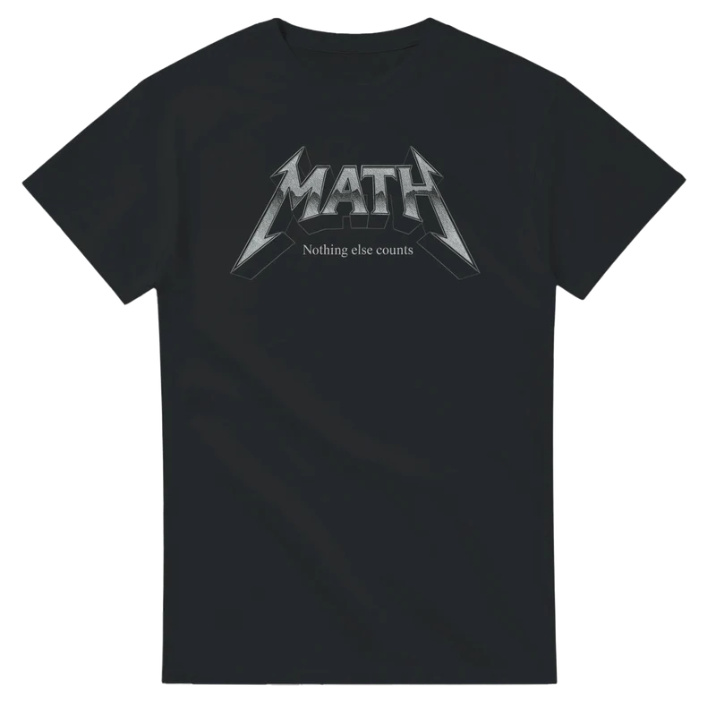 T-shirt - Math - Nothing else counts