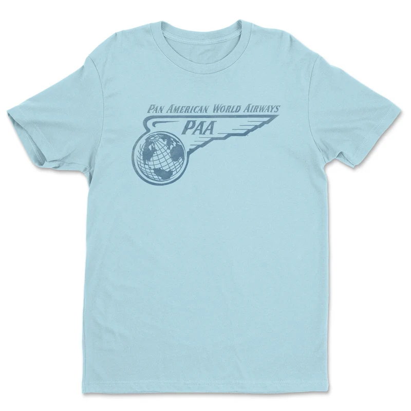 Pan American World Airlines Washed Logo T-Shirt