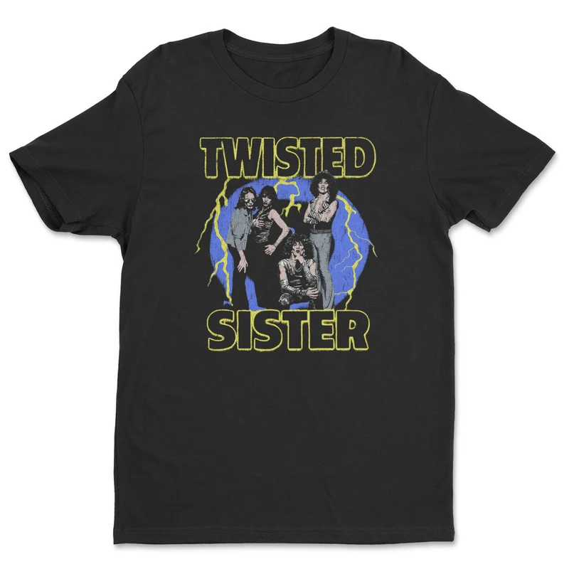 Twisted Sister Vintage Lightning T-Shirt