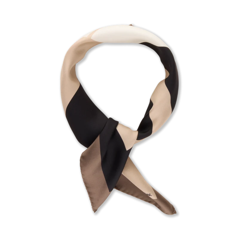 Silk Scarf - Dark Brown