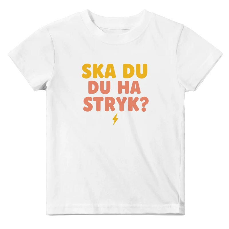 Baby t-shirt - Ska du ha stryk?