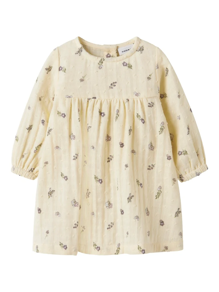 Blommig Baby Klänning Muslin
