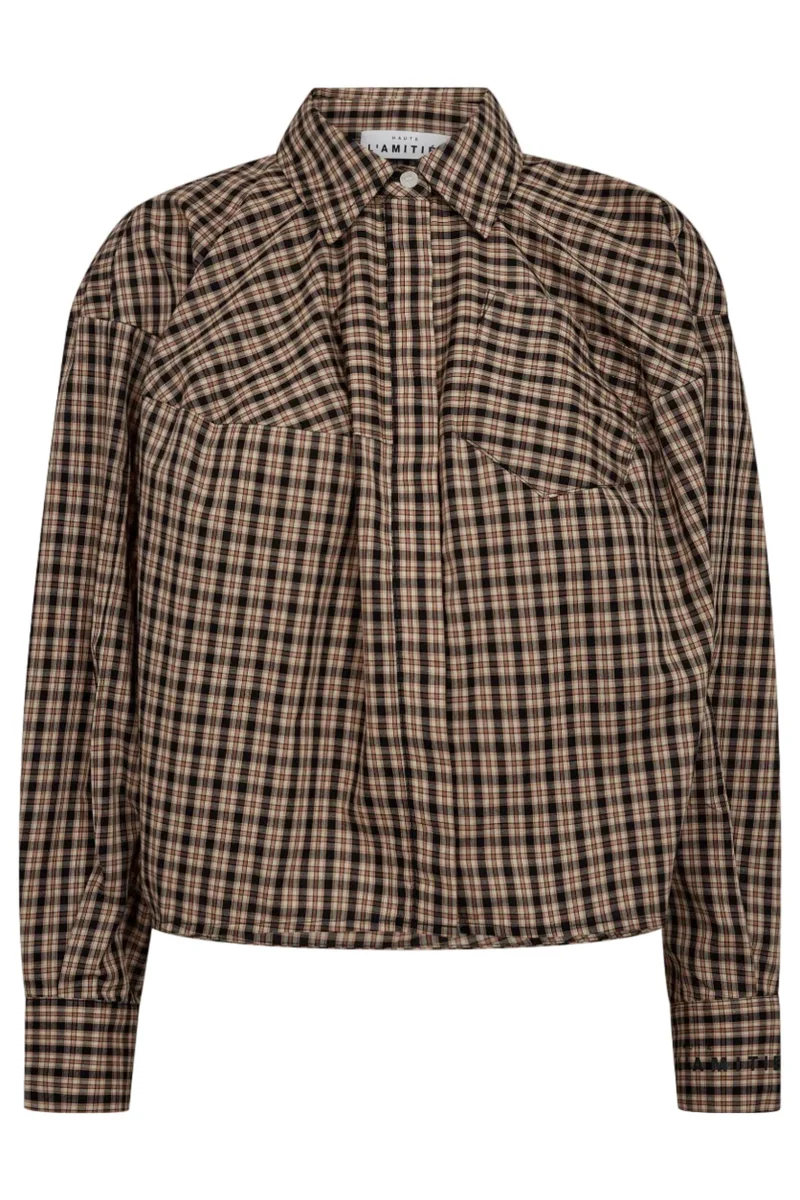 Haute L'Amitié - Sophie Check Shirt HL10812 - Dessert