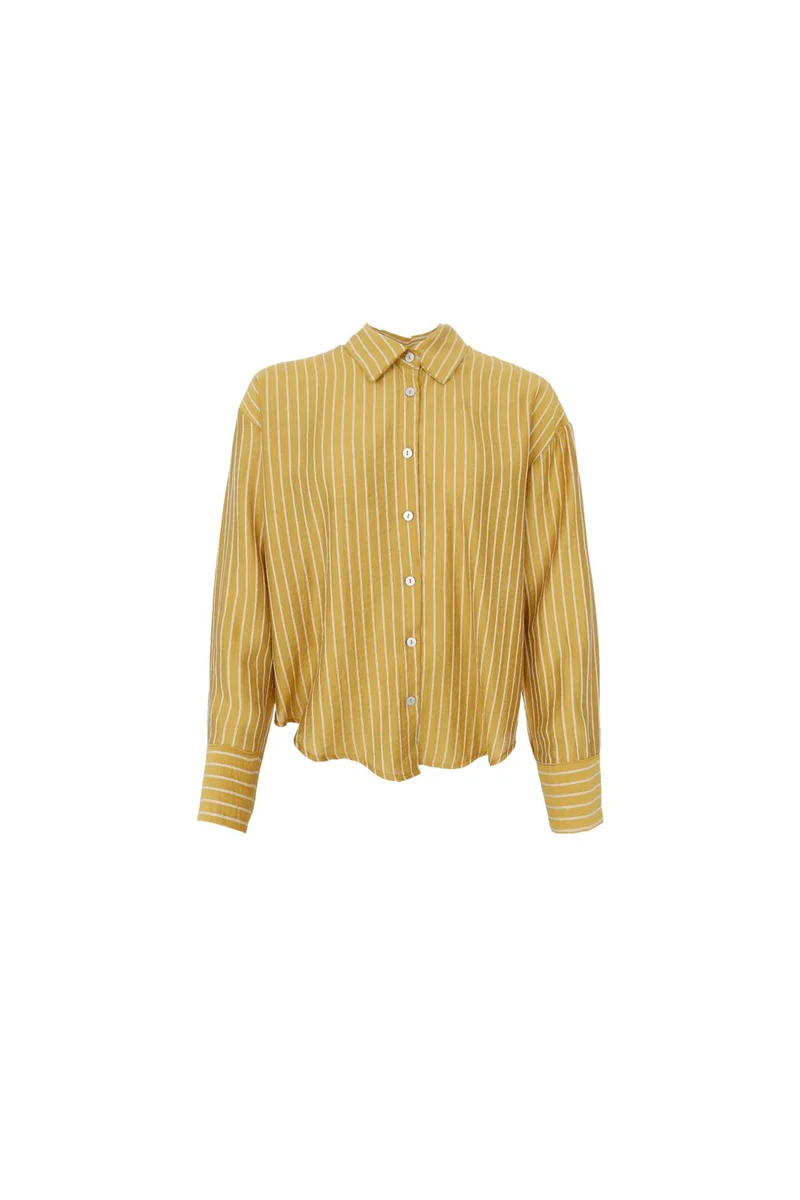 Black Colour - Bcmalone Shirt 41232 - Mustard