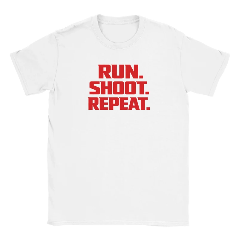 T-shirt - Run, shoot, repeat