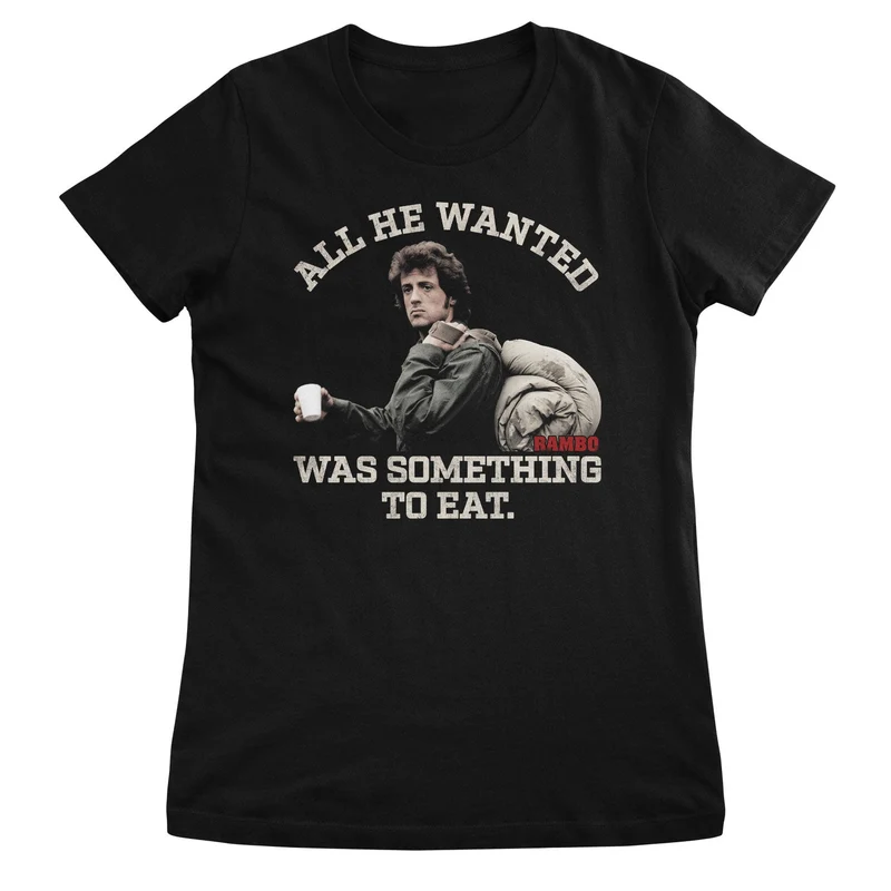 Rambo - Something To Eat Girly Tee