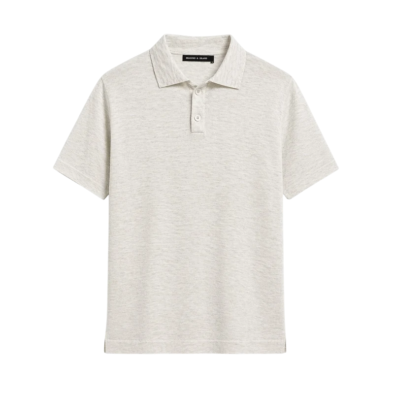Ethan Polo Knit - Ecru